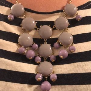 J Crew Purple Statement Necklace